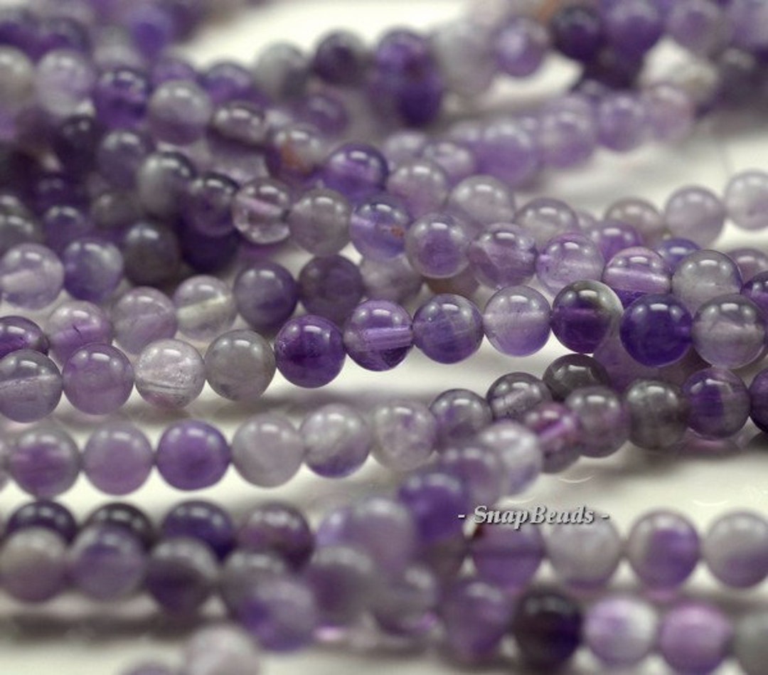 Purple Amethyst Round Beads, 6mm by Bead Landing™