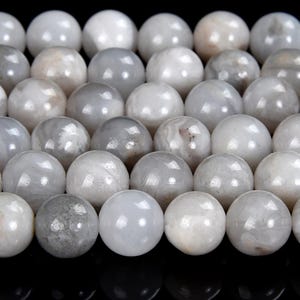 Natural White Crazy Lace Agate Gemstone Round 4MM 6MM Loose Beads (D548)