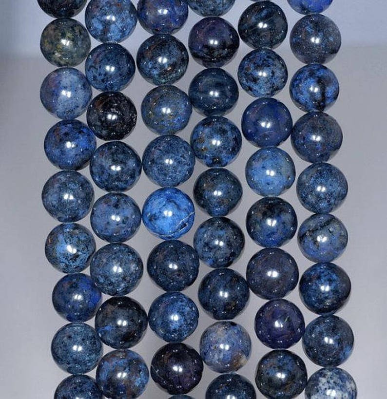 6mm Rare Dark Blue Dumortierite Gemstone Grade AAA Dark Blue Etsy