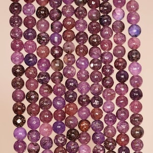 4mm Mauve Lepidolite Gemstone Grade AAA Light Purple Round 4mm Loose Beads 16 inch Full Strand (90146594-161)