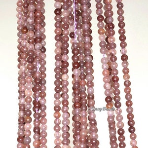 2mm Lilac Aventurine Gemstone Purple Round 2mm Loose Beads 16 inch Full Strand (90149647-170-E)