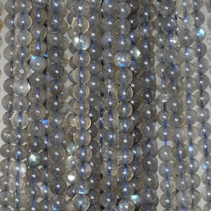 5mm Beauty Labradorite Gemstone Grade AA Round Loose Beads 15.5 inch Full Strand (90184247-356)