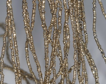 2x1mm 18k Gold Hematite Gemstone Faceted Rondelle 2x1mm Loose Beads 15 inch Full Strand (80002409-784)
