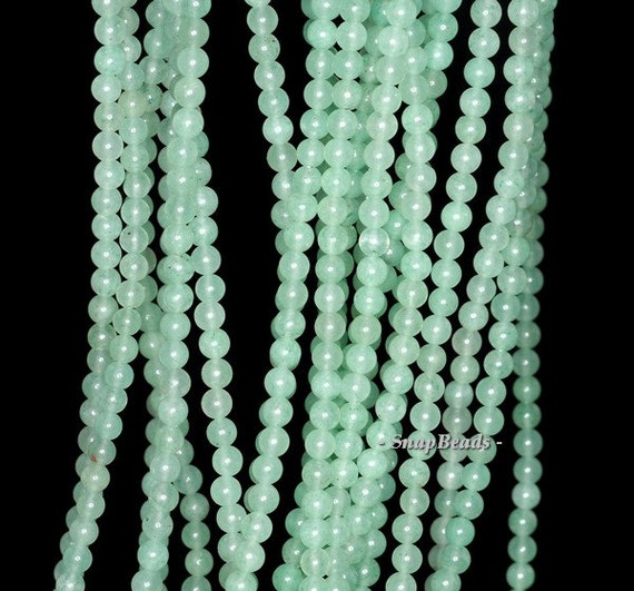 2MM PARSLEY BUNCH AVENTURINE GEMSTONE GREEN ROUND 2MM LOOSE BEADS 16/"