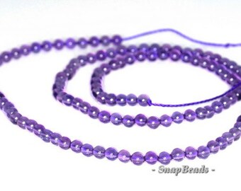 るい。アメジスト二点セット るい。アメジスト二点セット 2 mm ロイヤルアメジスト ジェムストーン