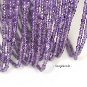 Faceted Gemstone Purple Hematite Loose Beads, Round 3mm 4mm 6mm 8mm 10mm  Hematite Beads, Spacer Faceted Beads, Jewelry Beads, Stone Beads 