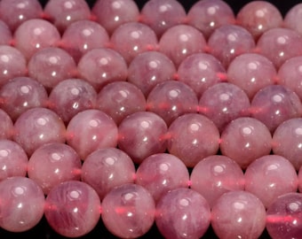 8mm Natural Madagascar Deep Pink Rose Quartz Crystal Round Beads Bracelet AAA 8mm Natural Madagascar Deep Pink Rose Quartz Crystal Round Beads Bracelet AAA