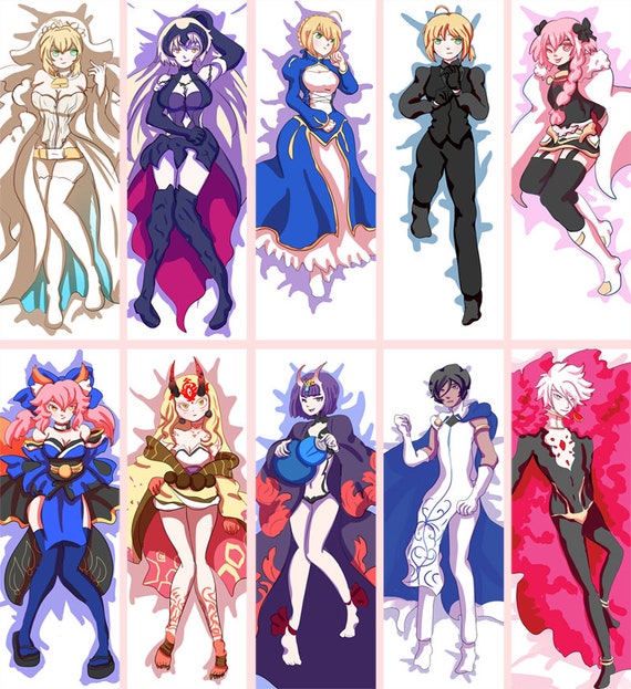 Fate Grand Order Mini Body Pillow Etsy