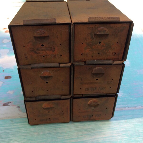 Vintage Industrial Drawers (small)