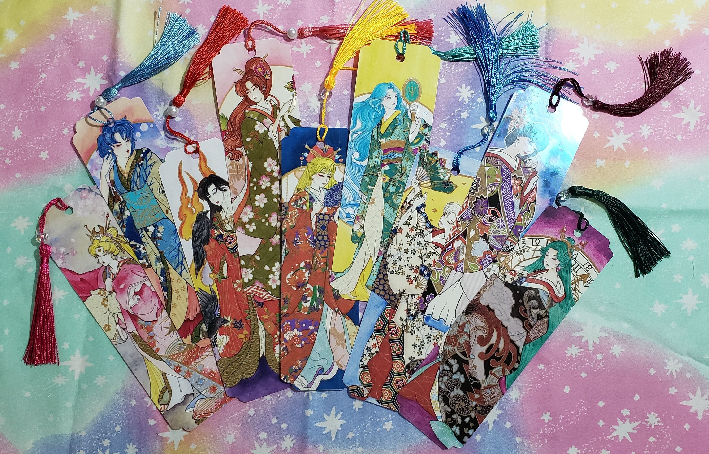Origami Ukiyo-e Bookmarks: Sailor Moon Themed