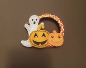 Halloween Wreath Mini Ghost Pumpkin