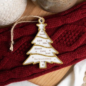 Grandkids Ornament Personalized, Grandparents Ornaments, Personalized Christmas Ornament, Grandchildren Ornament, Christmas Gift For Grandma
