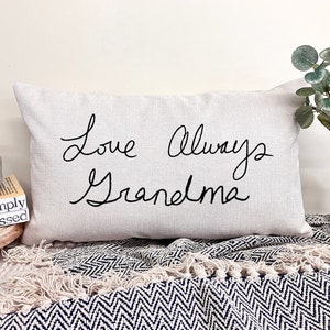 Custom Handwriting Pillow, Your Message Here, Personalized Handwriting Pillow, Handwritten Gifts, Memory Pillow Case, Housewarming Gifts