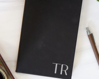 Personalized Vegan Leather Journal, Custom Engraved Notebook, Custom Journal, Personalized Notebook, Book Lover Gift, Personalized Gift