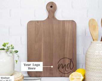 Business Logo Cutting Board Personalized Gift, Corporate Gifts For Clients, Charcuterie Board Custom Logo Cutting Boards, Logo Gift Idea