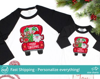 mum and baby matching christmas outfits