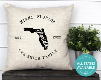 state pillows etsy