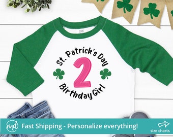 St Patricks Day Birthday Shirt, St Patricks Birthday Shirt, St Patricks Day Toddler Girl, St Patricks Day Shirt Girls St Patricks Shirt