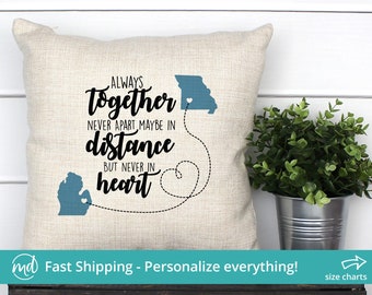 Pillows for long distance couples