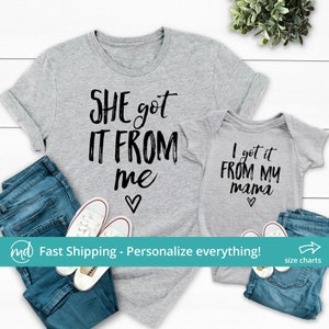 Matching Mother Daughter Outfits, Mommy and Me Outfits, Mom and Daughter Matching Outfits, Mother Daughter Shirts, Mom And Daughter Shirts image 1