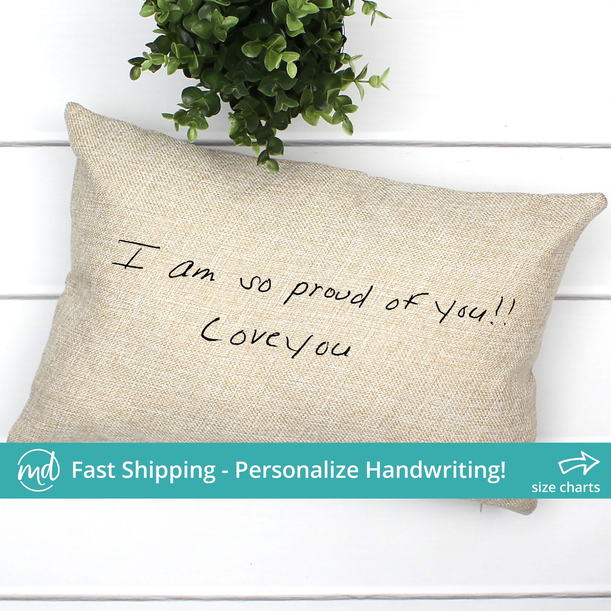 Handwriting Pillow Remembrance Gifts Handwriting in Memory 