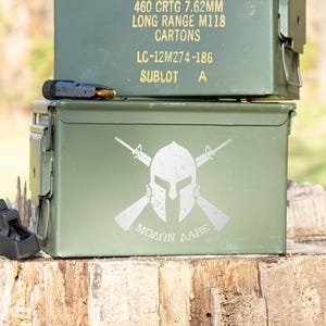 Engraved Ammo Can, Ammo Box, Personalized Groomsmen Gifts, Custom Ammo Storage Box with Lid, Groomsmen Proposal Gifts for Men, Best Man Gift