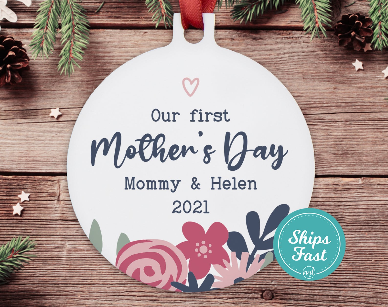 1st Mothers Day Ornament First Mother's Day Ornament Etsy