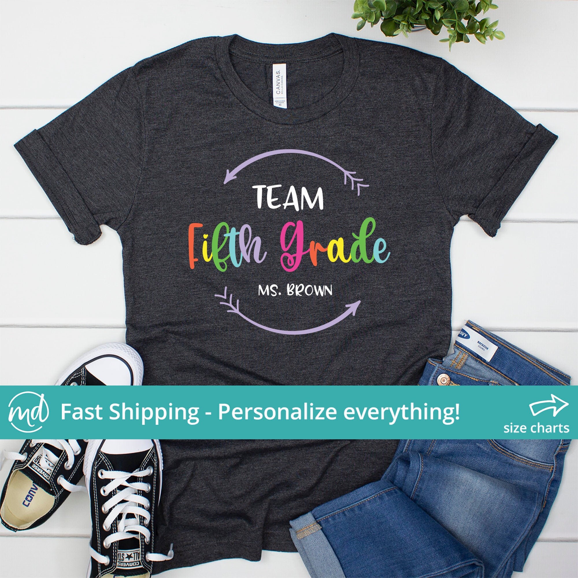 5th Grade Shirt, Fifth Grade Teacher Team Shirt 5th Grade Shirt, Fifth Grade Teacher Team Shirt