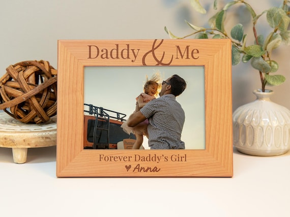 Daddy and Me Picture Frame, Custom Photo Frame, Dad Picture Frame Fathers Day Gift, New Dad Gift Personalized Picture Frames