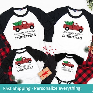 Christmas Pajamas Family Matching, Family Christmas Pajamas Buffalo Plaid, Matching Christmas Pajamas Family, Personalized Family Pajamas
