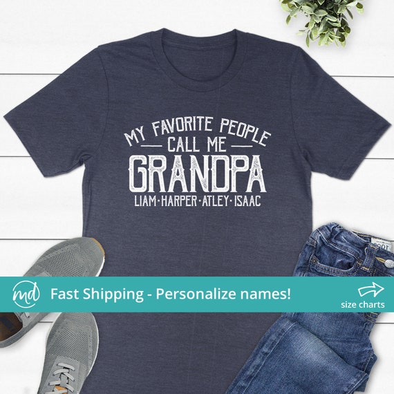 My Favorite People Call Me Grandad Shirt My Favorite People Call Me Grandad Shirt