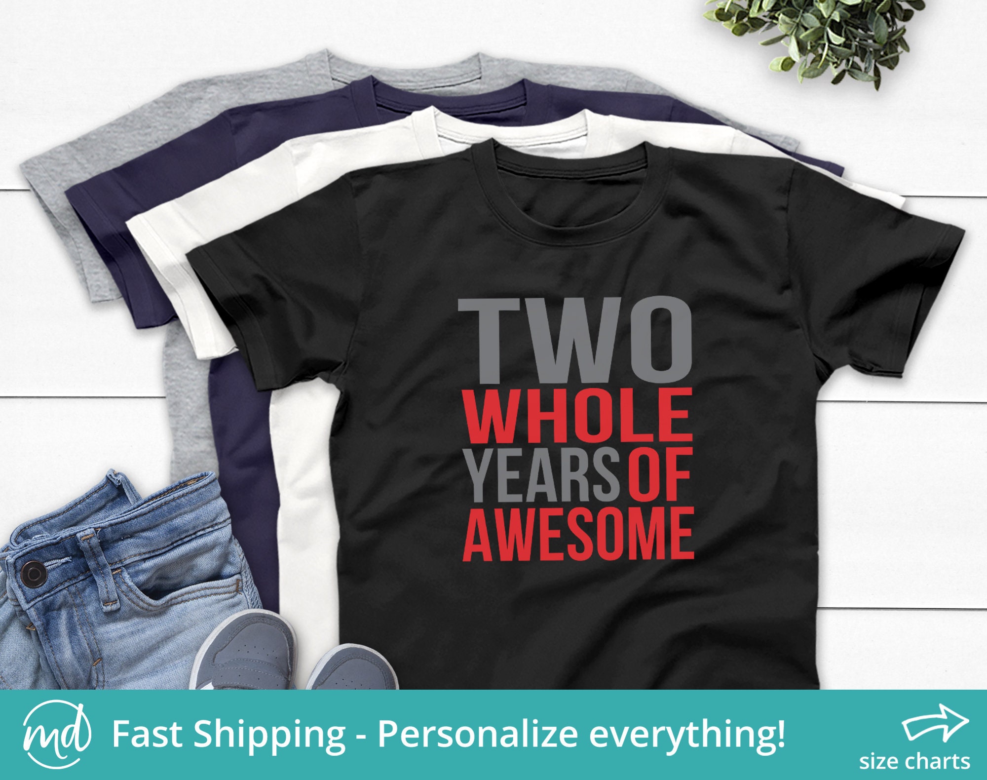 Two year old shirt ideas Clearance