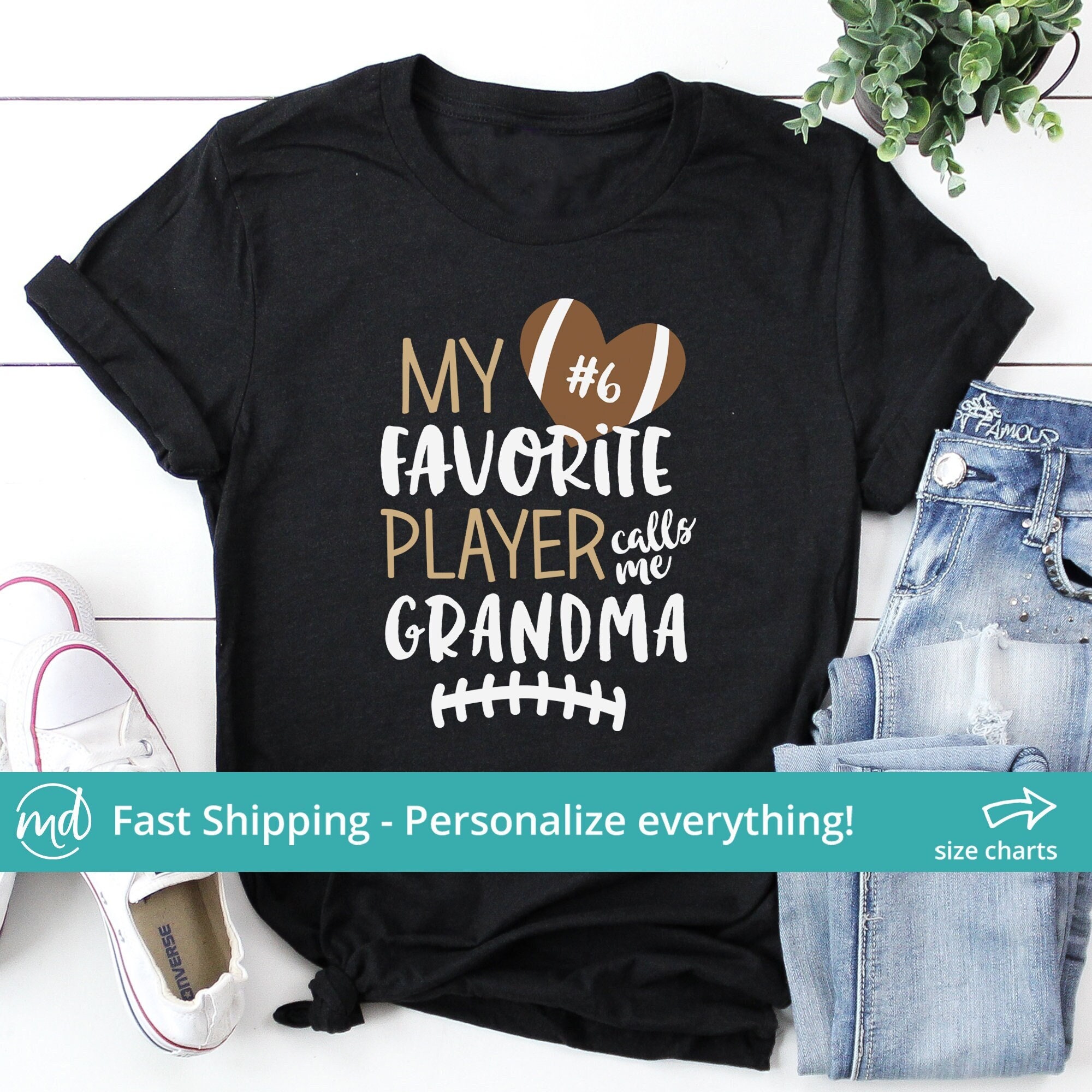 My Favorite Football Player Calls Me Nana Football Shirt My Favorite Football Player Calls Me Nana Football Shirt