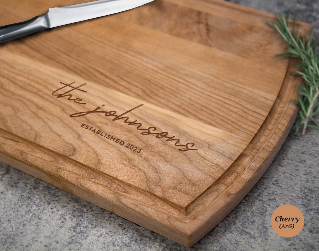 Last Name Charcuterie Board, Custom Charcuterie Board Wedding Gift