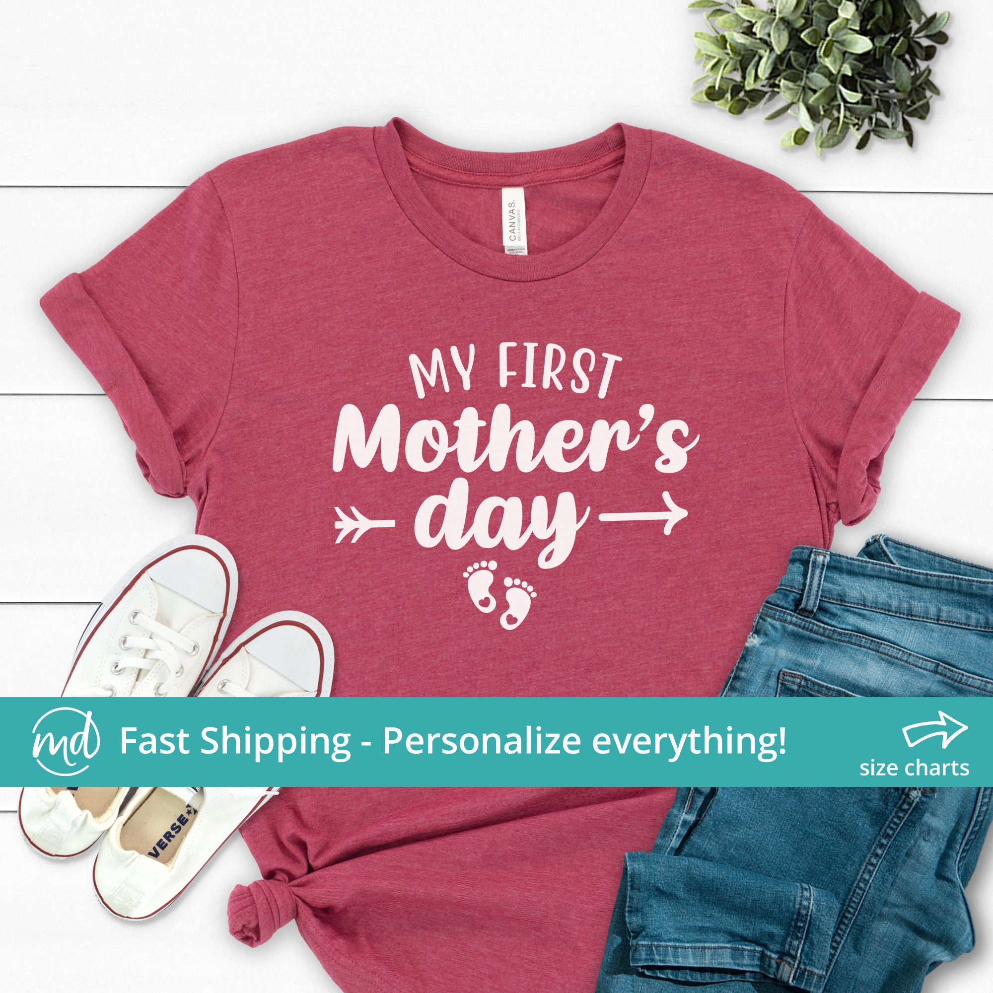 my first mother's day matching outfits