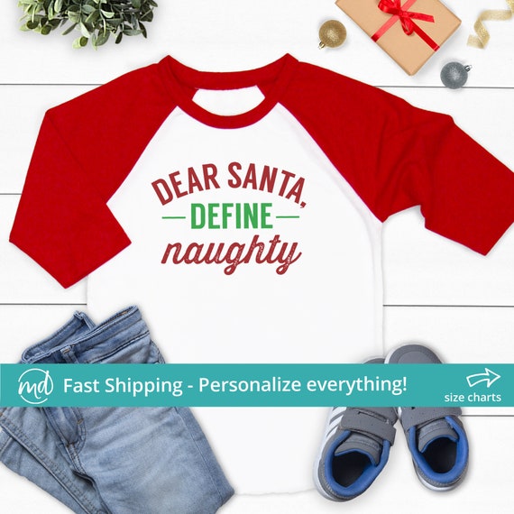 Funny Christmas Shirts Dear Santa Define Naughty Matching T-Shirt Funny Christmas Shirts Dear Santa Define Naughty Matching T-Shirt