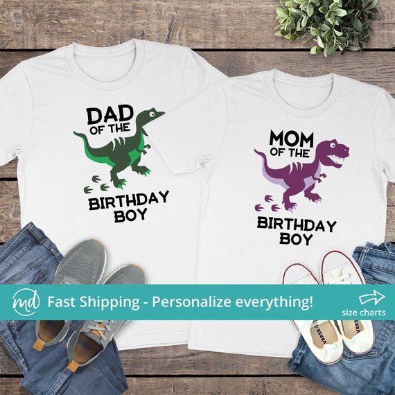 dinosaur birthday shirt family