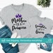 Mommy and Me Outfits, Mommy and Me Shirts, Mother Daughter Shirts, Mother Daughter Matching Outfit, Mother of a Princess Daughter of a Queen 