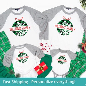 Personalized Christmas Pajamas For Family Christmas Shirts, Matching Family Christmas Pajamas Adult, Matching Christmas Outfits 2