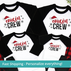 Cousin Christmas Pajamas For Cousins, Kids Christmas Pajamas, Holiday Pajamas Cousin Crew Christmas Pajamas, Holiday Pajamas For Kids
