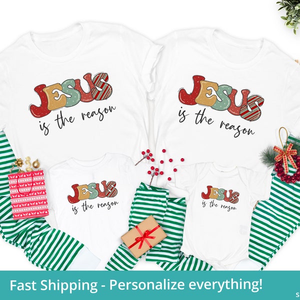 Jesus is the Reason Pajamas Etsy