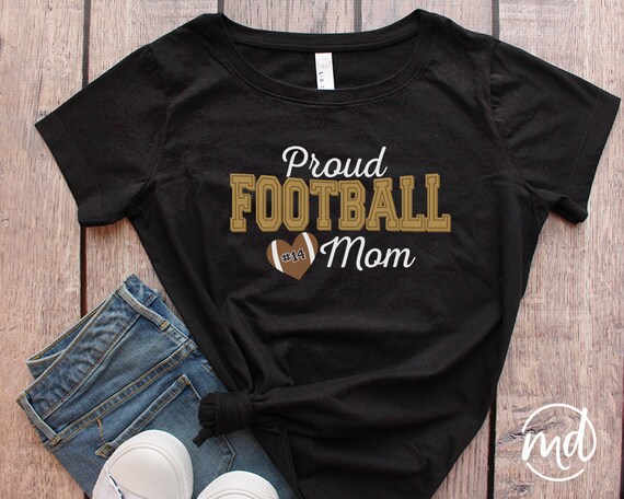 proud football mom shirts
