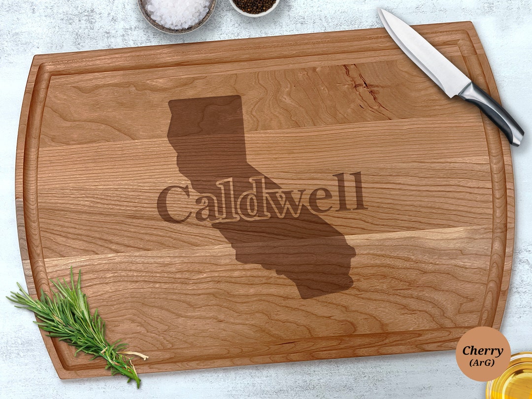 Personalized State Cutting Board, Family Name Cutting Board States