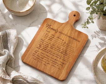 Handwritten Recipe Cutting Board, Personalized Cutting Boards, Engraved Cutting Board With Recipe, Family Recipe Cutting Board Gift For Mom