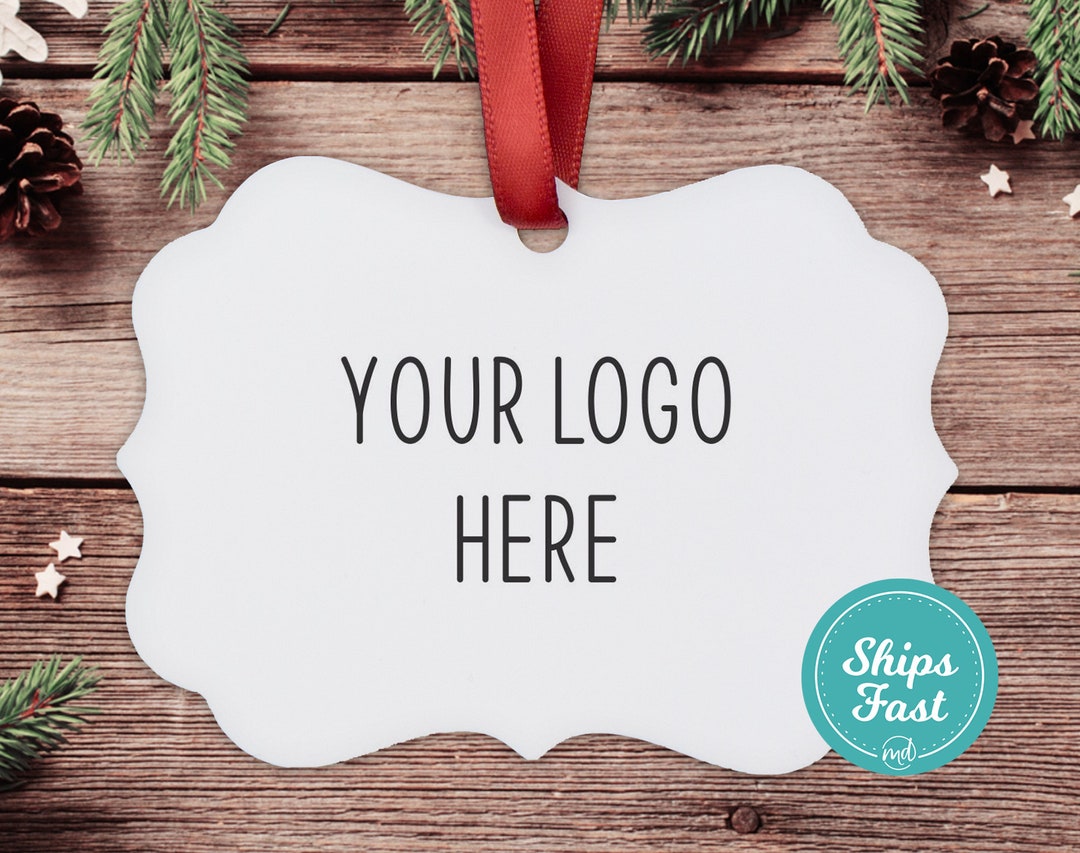 Custom Logo Ornament Bulk, Christmas Ornaments With Logo, Business