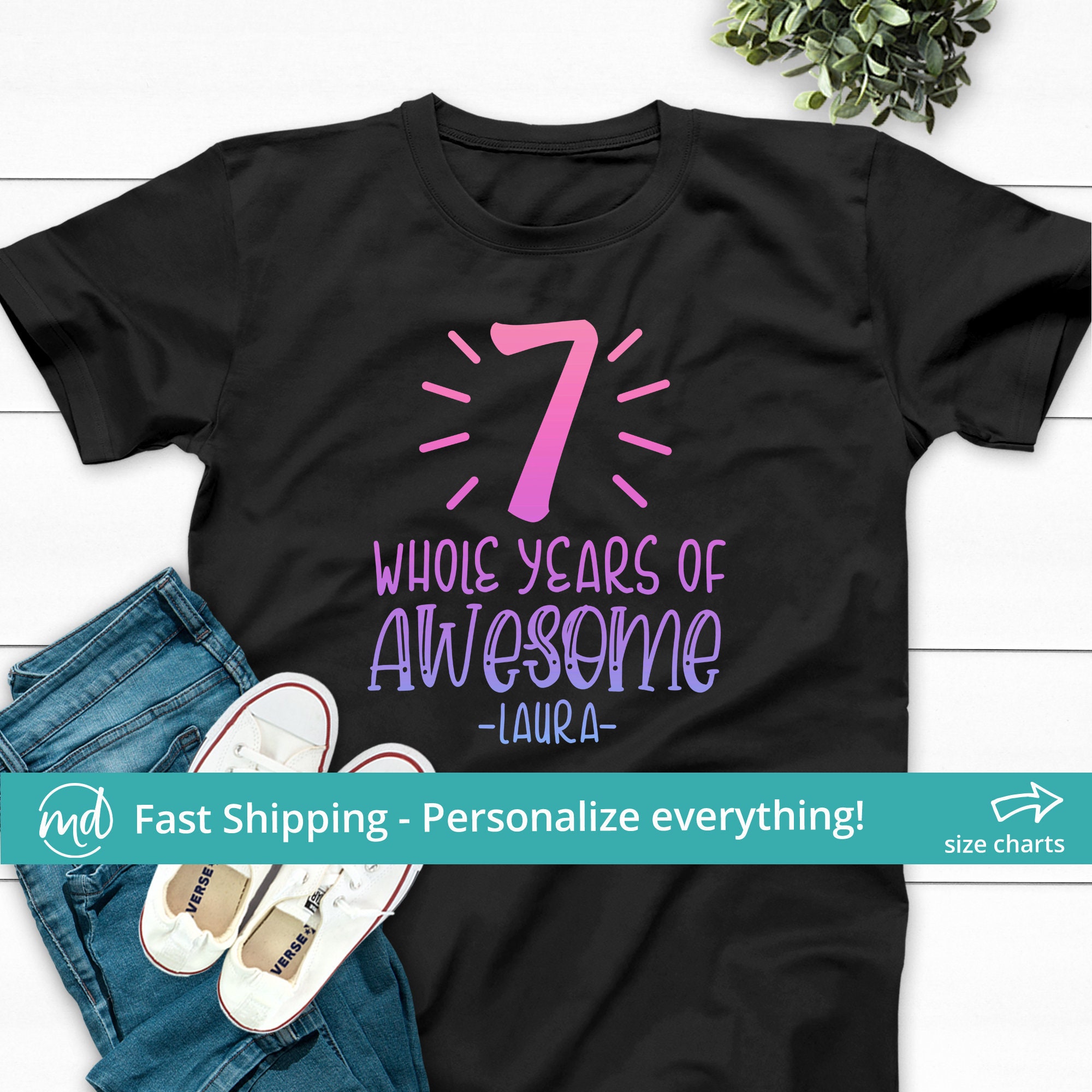 seven birthday shirt