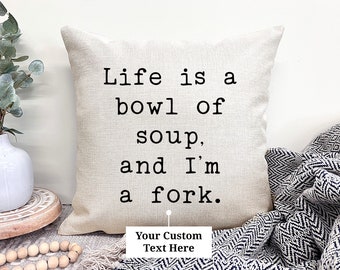 Custom Quote Pillow, Your Text Here Pillow, Custom Pillow Cover