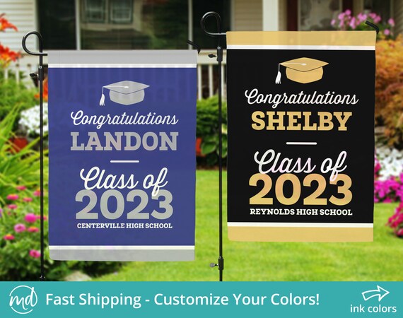 Graduation Garden Flag Personalized 2024, Class of 2024 Garden Flag, Custom Graduate  Garden Flag, Personalized Graduation Yard Flags 2024 - Etsy