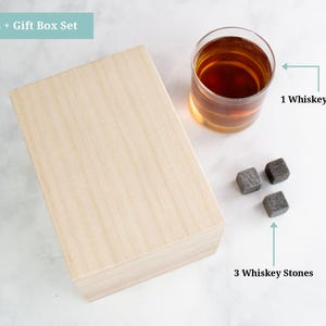 Grandpa Gift Personalized Whiskey Glass, Pregnancy Reveal Grandparents Pregnancy Announcement, Whiskey Gift Set, Gift For Grandpa Est 2026 image 6