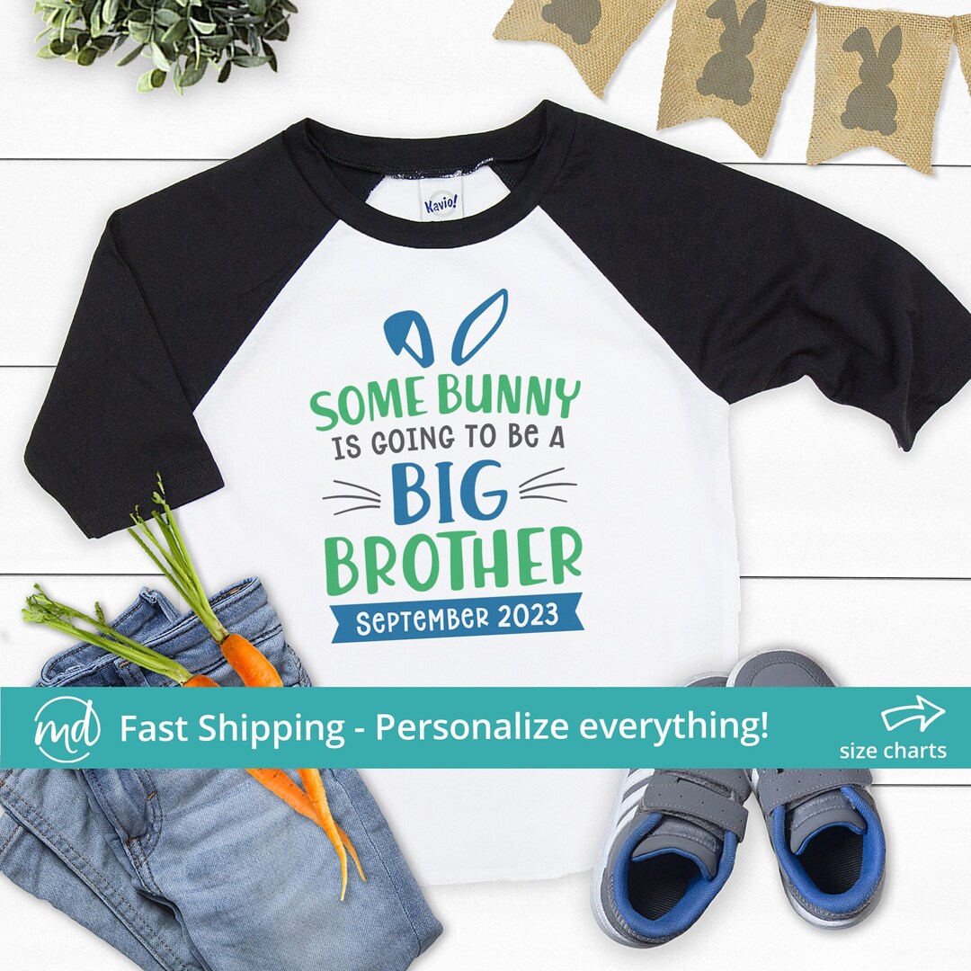 Easter Big Brother Announcement Shirt Easter Pregnancy - Etsy